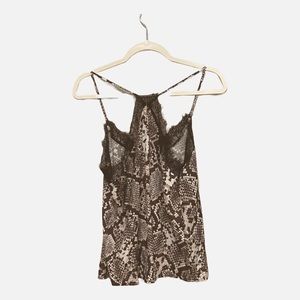 Love on a Hanger-lacey spaghetti strap top-Size Medium.  B21
